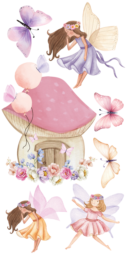 Fairy Theme Party Cutout Pack